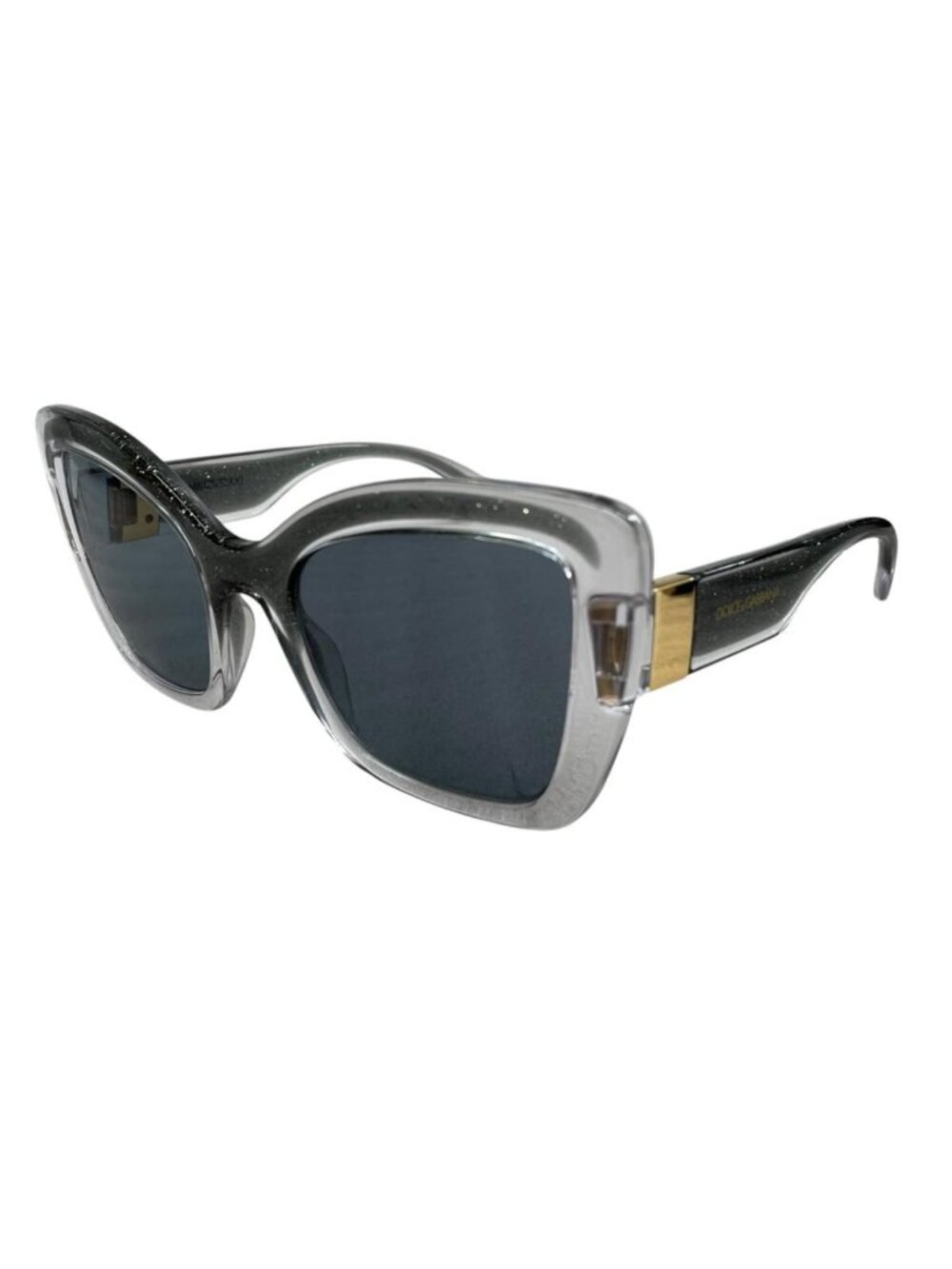 Dolce & Gabbana Sunglasses 53 22 Silver Glitter D&G Eyewear